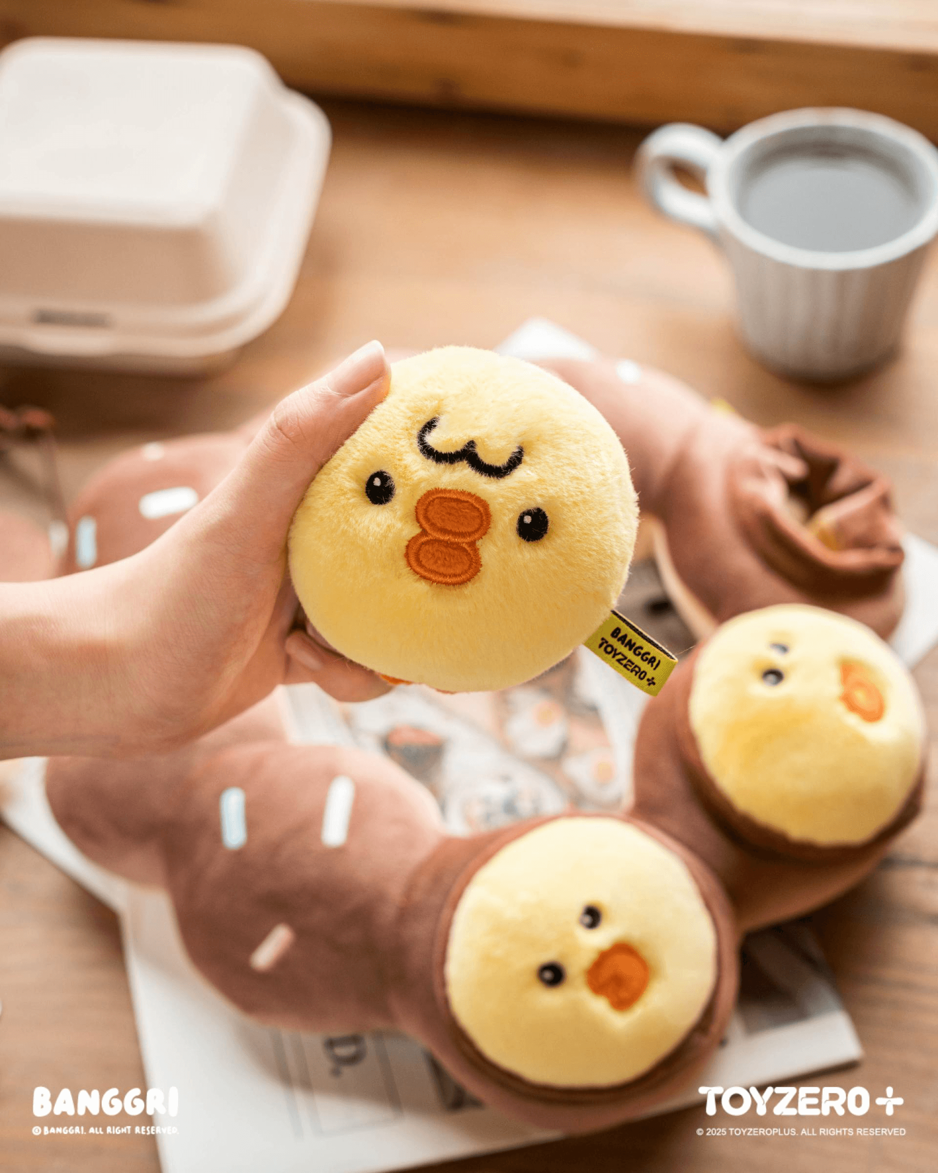 BANGGRI Bakery Series - 30cm Sleeping Plush (Donut Bang-ari) | 6978531760844