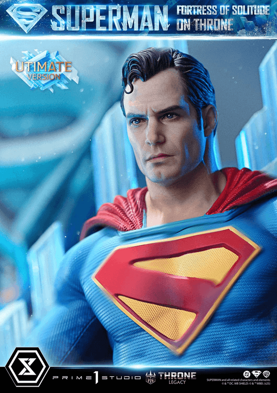 Prime 1 Studio Throne Legacy Superman (Comics) Superman Fortress of Solitude on Throne (Design by Gabriele Dell'Otto) Ultimate Bonus Version | 4582647122162