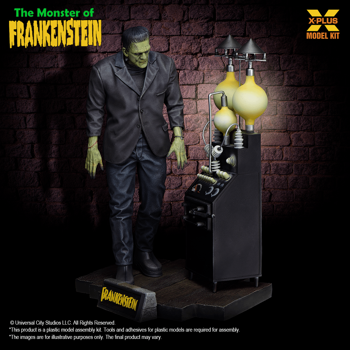 1/8 Scale The Monster of Frankenstein Plastic Model Kit | 4532149023580