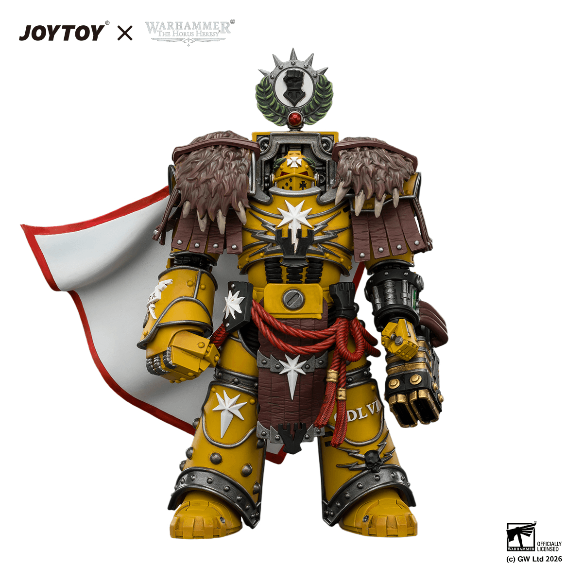 Imperial Fists Lord Castellan Evander Garrius, The Tyrant of Cthonia with the Subjugator and Incineratus | 6927054404209