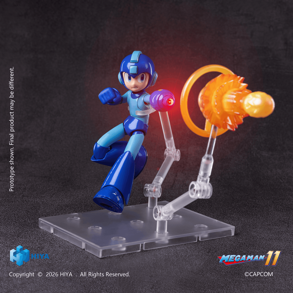 HIYA Exquisite Basic Series None Scale 4.7 Inch Mega Man Original Series Mega Man Action Figure