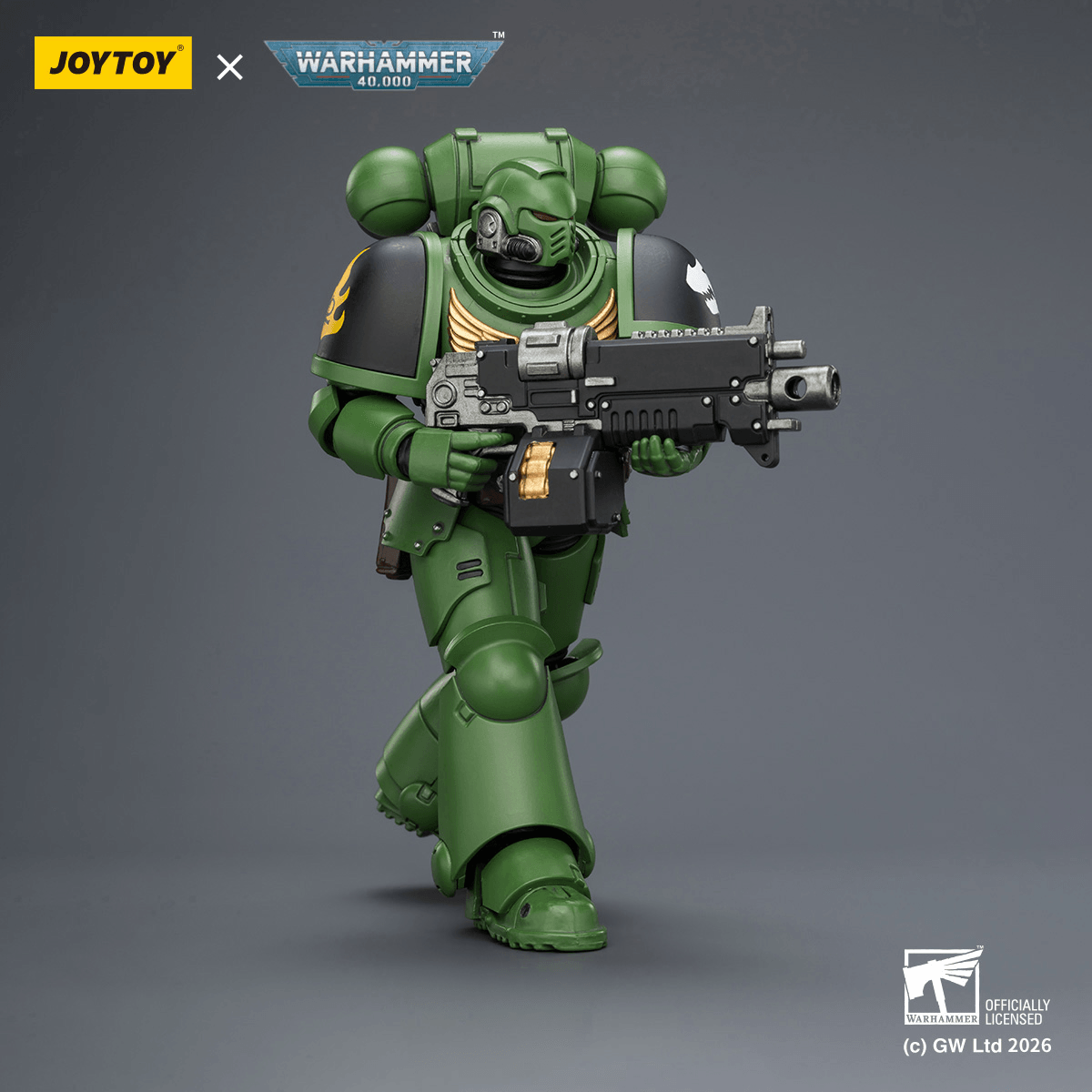 Salamanders Intercessor with Bolt Rifle, Bolt Pistol and Chainsword | 6927054403875