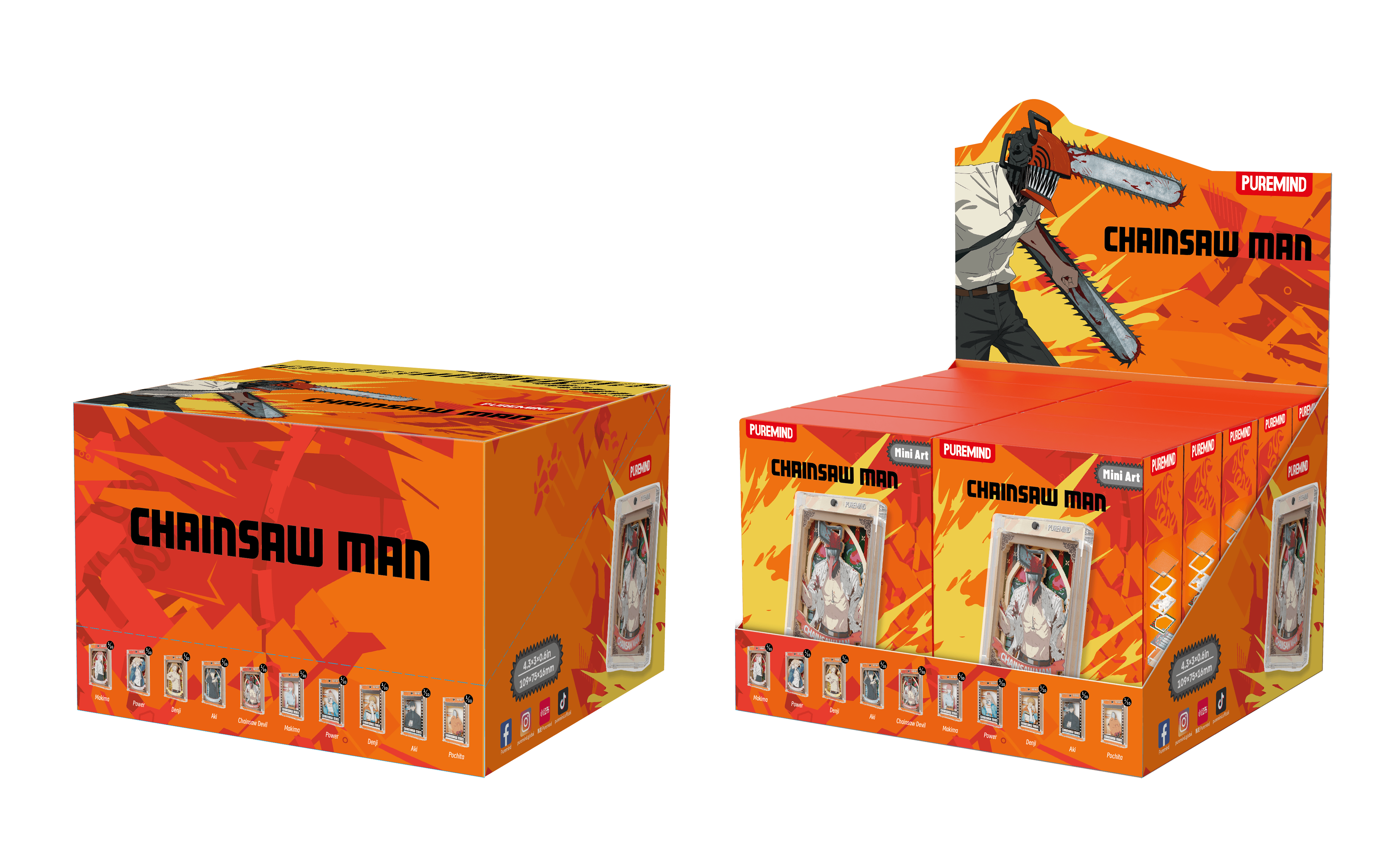 Chainsaw Man - Character Image Mini Art (10 units/set) (Box of 10)