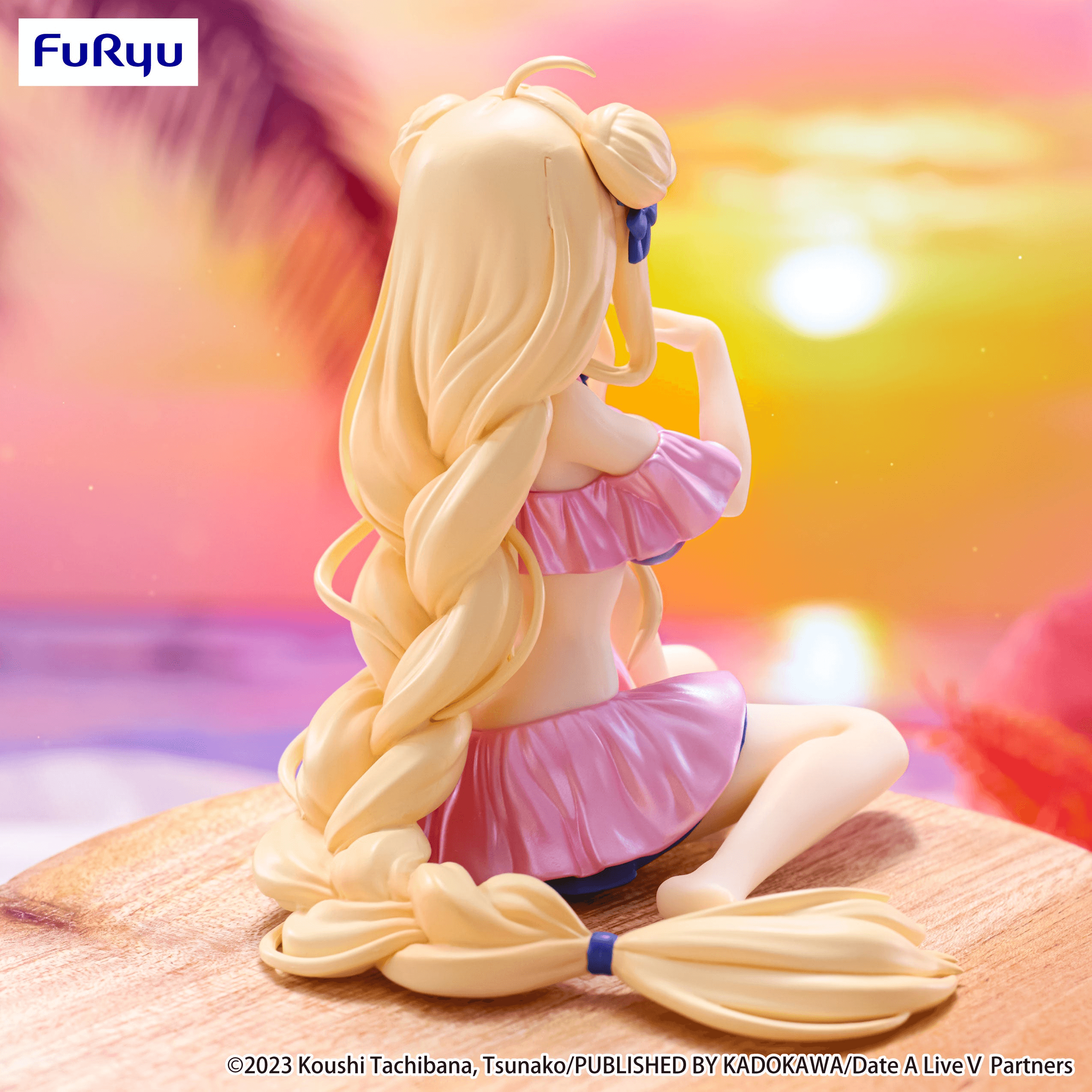 Date A LiveⅤ Noodle Stopper Figure -Mukuro Hoshimiya Swimsuit Pastel Pink Color ver.- | 4571623511687