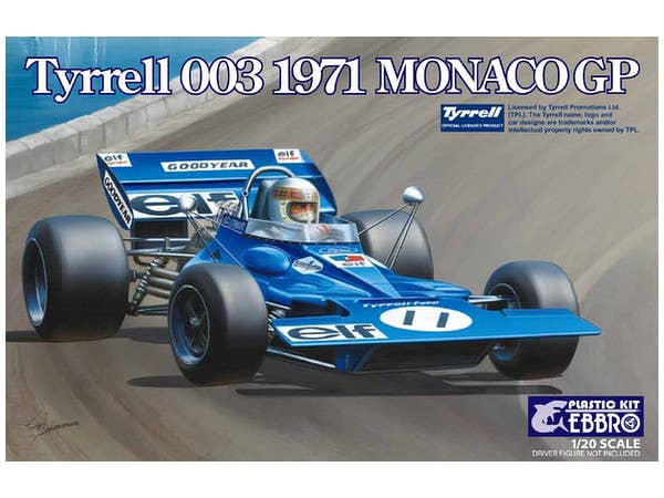 Ebbro 1/20 Tyrrell 003 Monaco GP 1971 | 4526175200077