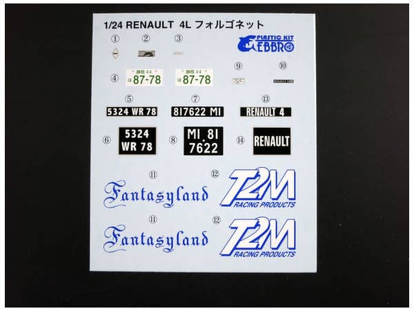 Ebbro 1/24 Renault 4L Fourgonnette | 4526175250034