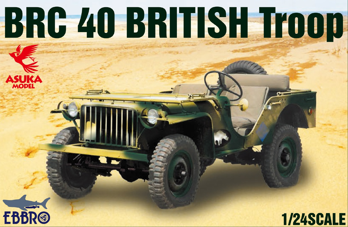 Ebbro 1/24 BRC 40 British Troop Car | 4526175250188