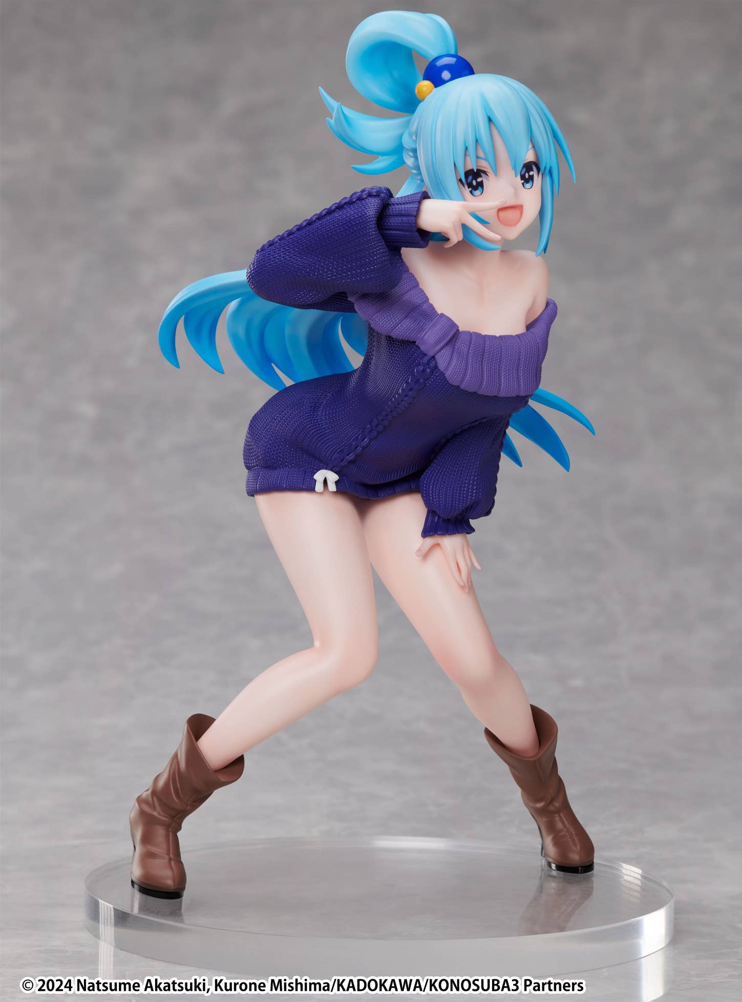 elcoco KONOSUBA -God's Blessing on This Wonderful World 3 Aqua 1/7 Scale Figure | 4582705280575