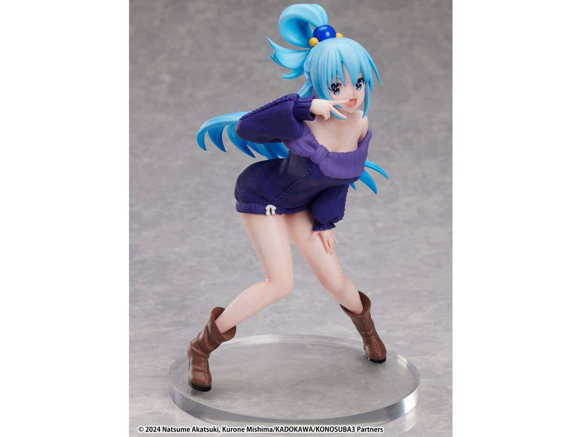 elcoco KONOSUBA -God's Blessing on This Wonderful World 3 Aqua 1/7 Scale Figure | 4582705280575