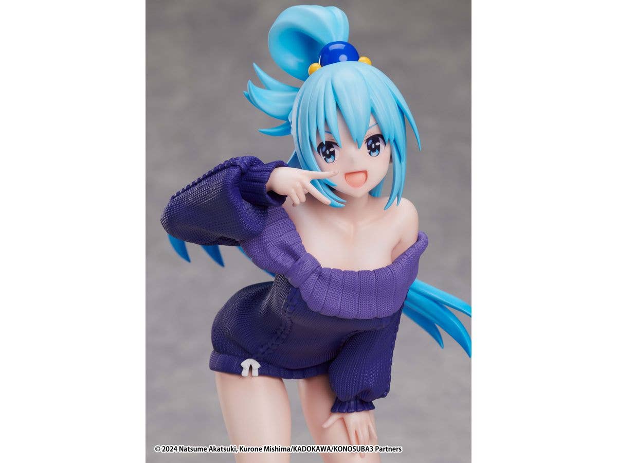 elcoco KONOSUBA -God's Blessing on This Wonderful World 3 Aqua 1/7 Scale Figure | 4582705280575