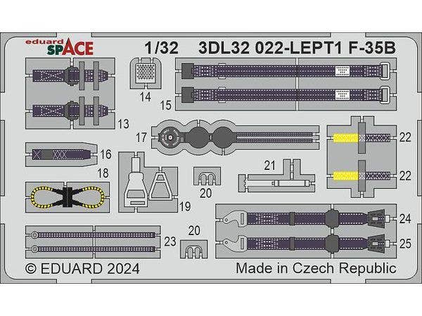 Eduard F-35B SPACE 1/32 for TRUMPETER | 8591437585298