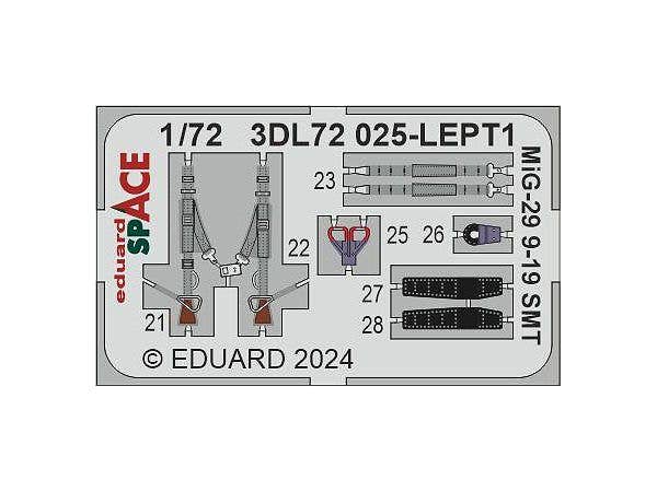 Eduard MiG-29 9-19 SMT SPACE 1/72 for GREAT WALL HOBBY | 8591437585342