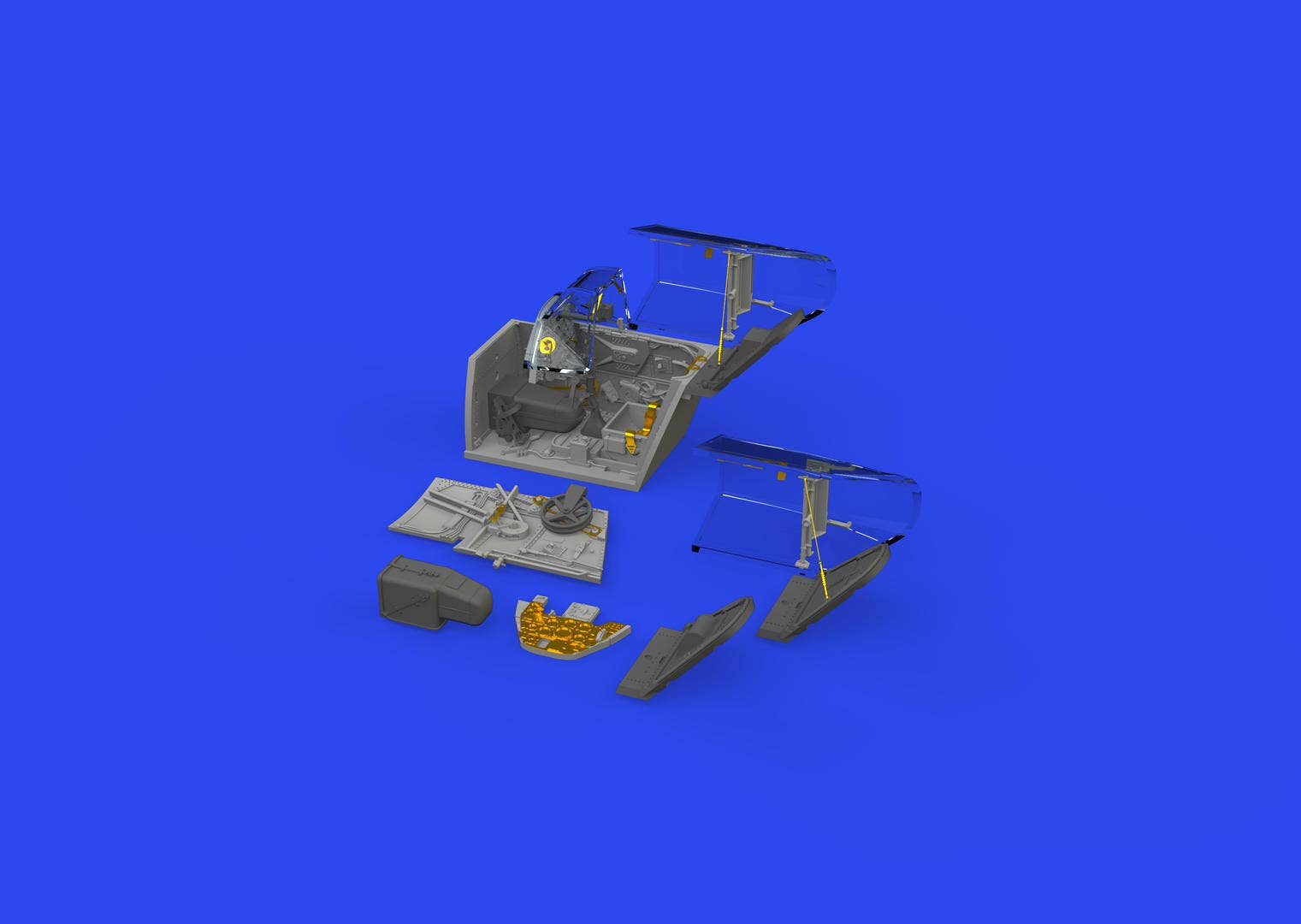 Eduard Bf 109G-6/AS cockpit PRINT 1/48 Brassin for EDUARD | 8591437585144