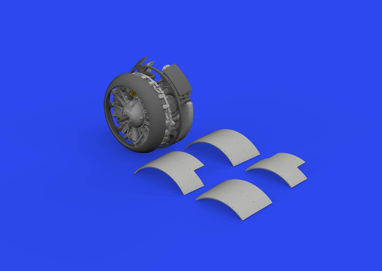 Eduard FM-2 engine PRINT 1/48 Brassin for EDUARD | 8591437585212