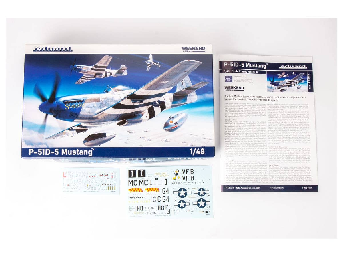Eduard 1/48 P-51D-5 Mustang Weekend Edition | 8591437555178