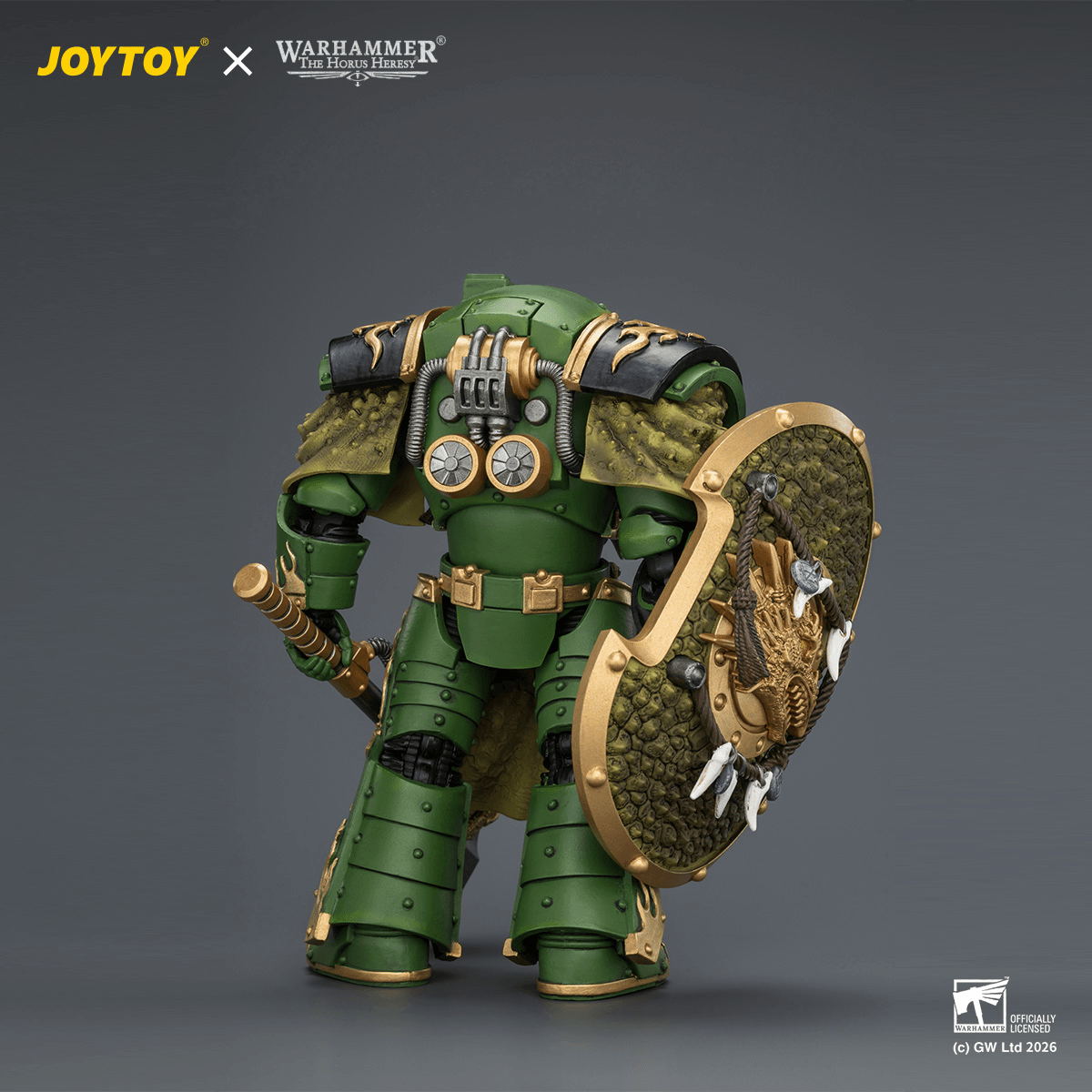 Salamanders Firedrake Terminator 1 with Thunder Hammer and Dragonscale Storm Shield