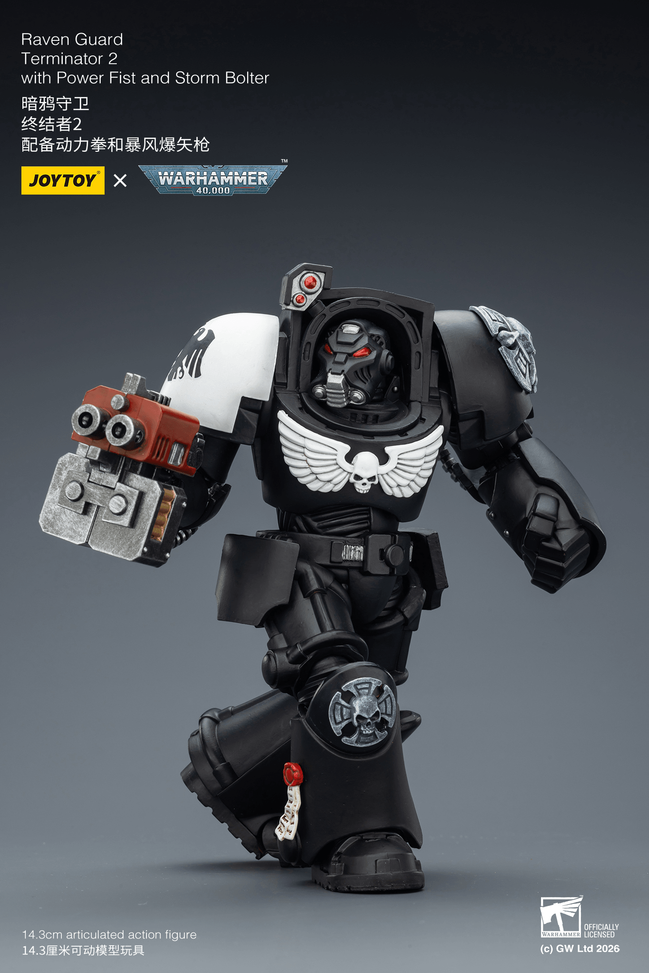 Raven Guard Terminator 2 with Power Fist and Storm Bolter | 6927054403257