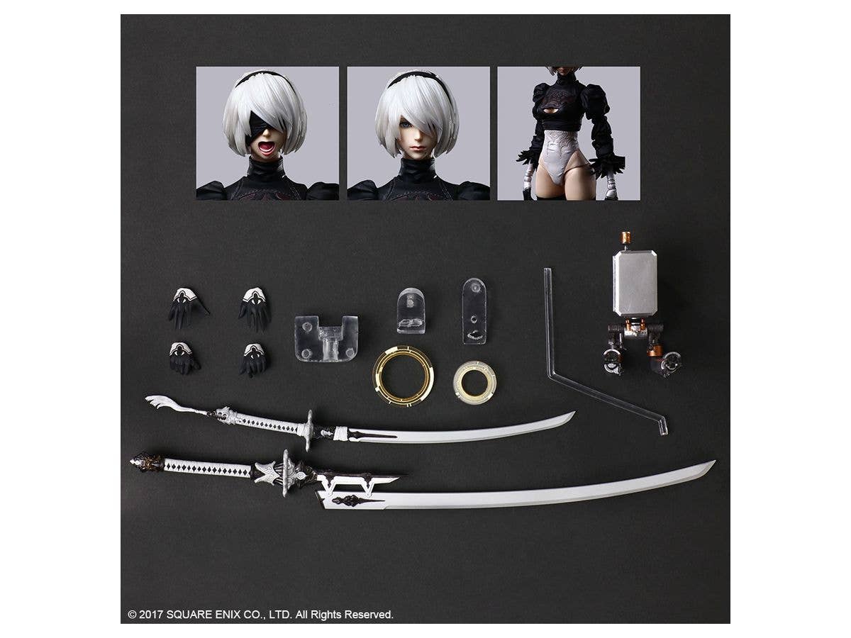 SQUARE ENIX NieR:Automata® PLAY ARTS KAI™ ACTION FIGURE 2B (YoRHa No. 2 Type B) Deluxe Ver. | 4988601353328