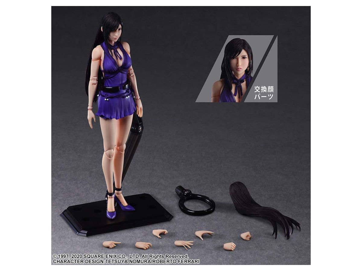SQUARE ENIX FINAL FANTASY VII REMAKE™ PLAY ARTS KAI™ Action Figure TIFA LOCKHART DRESS Ver. | 4988601357463