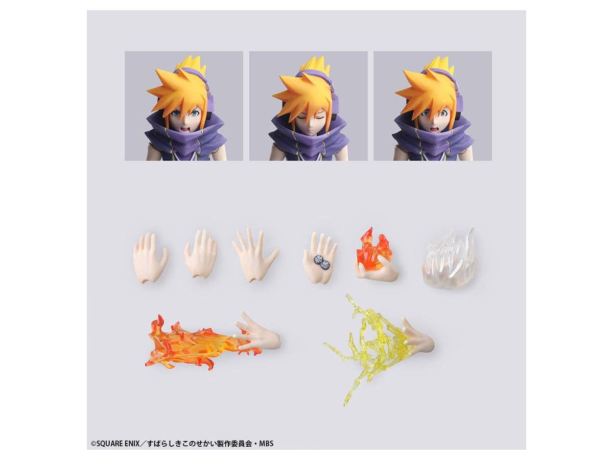 SQUARE ENIX The World Ends with You The Animation BRING ARTS™ Action Figure - NEKU SAKURABA | 4988601358026