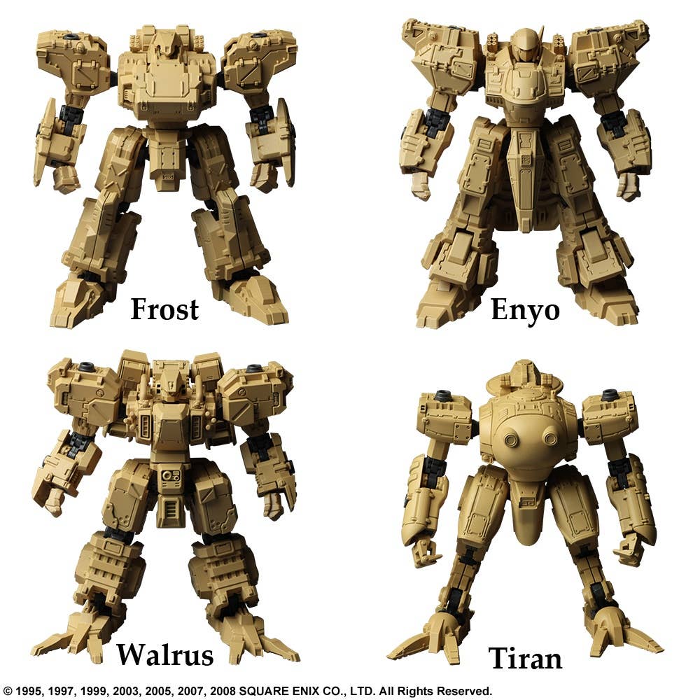 SQUARE ENIX FRONT MISSION STRUCTURE ARTS 1/72 Scale Plastic Model Kit Series Vol. 2 (Display) | 4988601358071