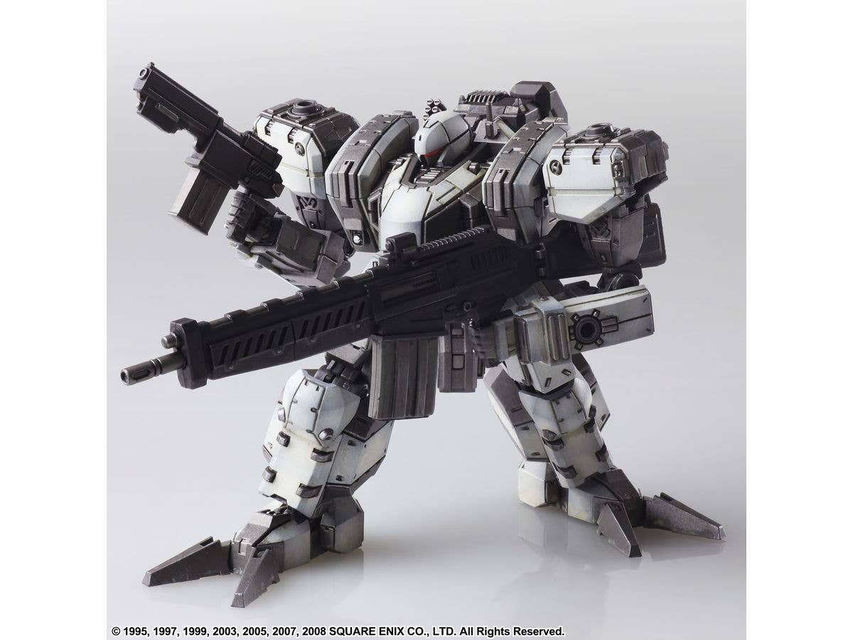 SQUARE ENIX FRONT MISSION STRUCTURE ARTS 1/72 Scale Plastic Model Kit Series Vol 4 ZENITH DV WHITE COLOR VARIANT 4 Unit Set | 4988601365437