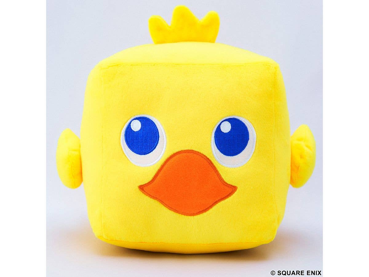 SQUARE ENIX FINAL FANTASY Cube Plush - CHOCOBO (M size) | 4988601375450