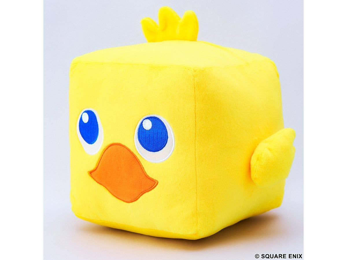 SQUARE ENIX FINAL FANTASY Cube Plush - CHOCOBO (M size) | 4988601375450
