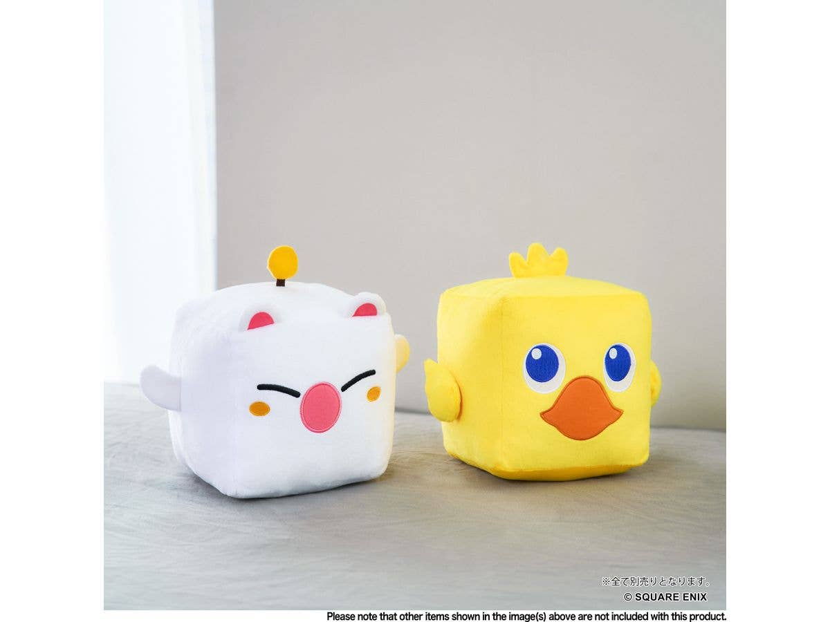SQUARE ENIX FINAL FANTASY Cube Plush - CHOCOBO (M size) | 4988601375450