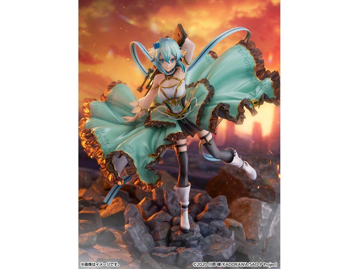 Sinon -Crystal Dress Ver.-1/7 Scale Figure | 4582534347326