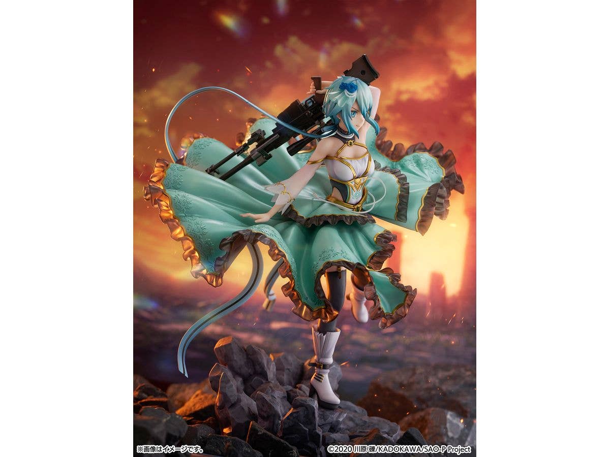 Sinon -Crystal Dress Ver.-1/7 Scale Figure | 4582534347326