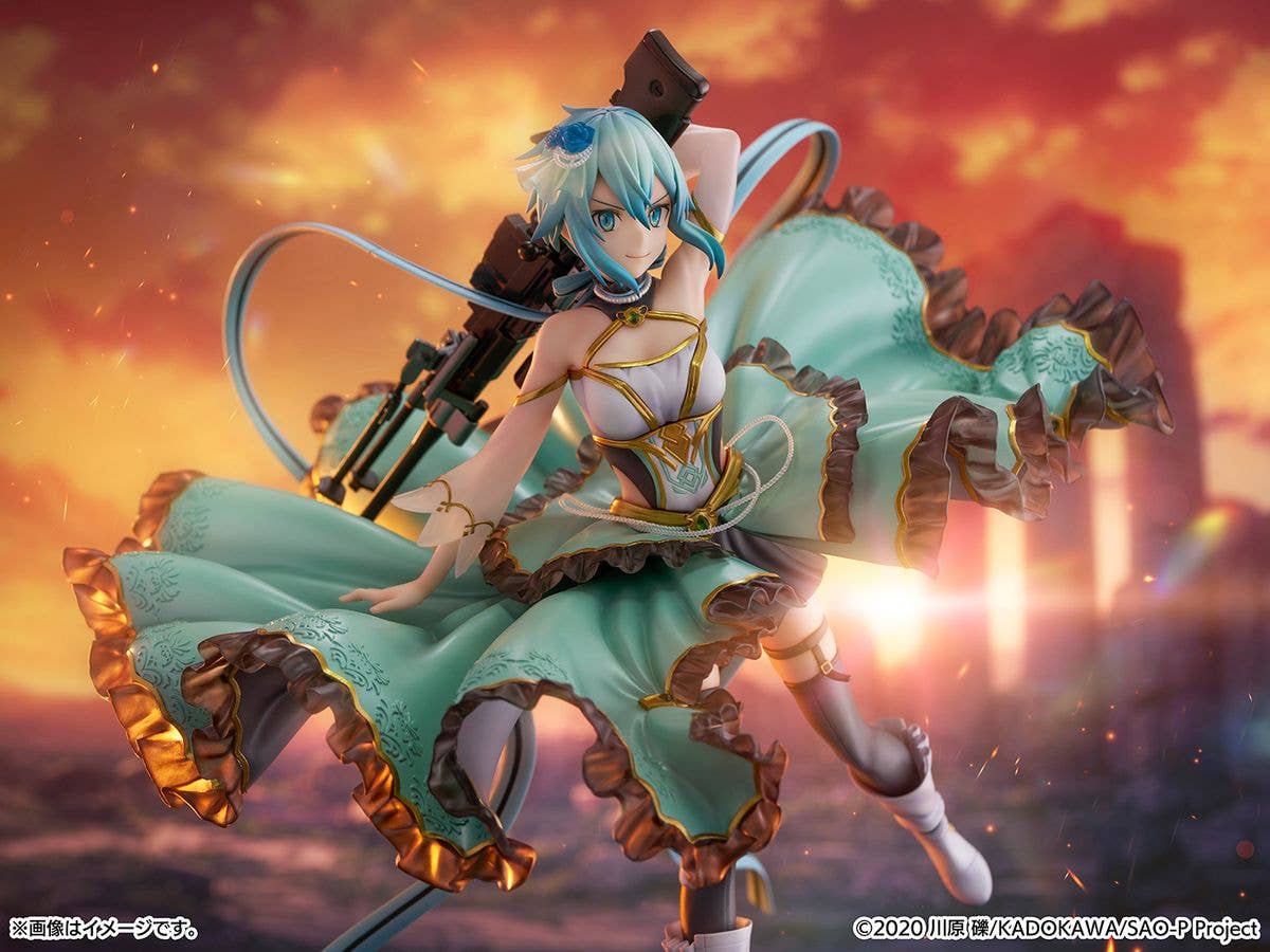 Sinon -Crystal Dress Ver.-1/7 Scale Figure | 4582534347326