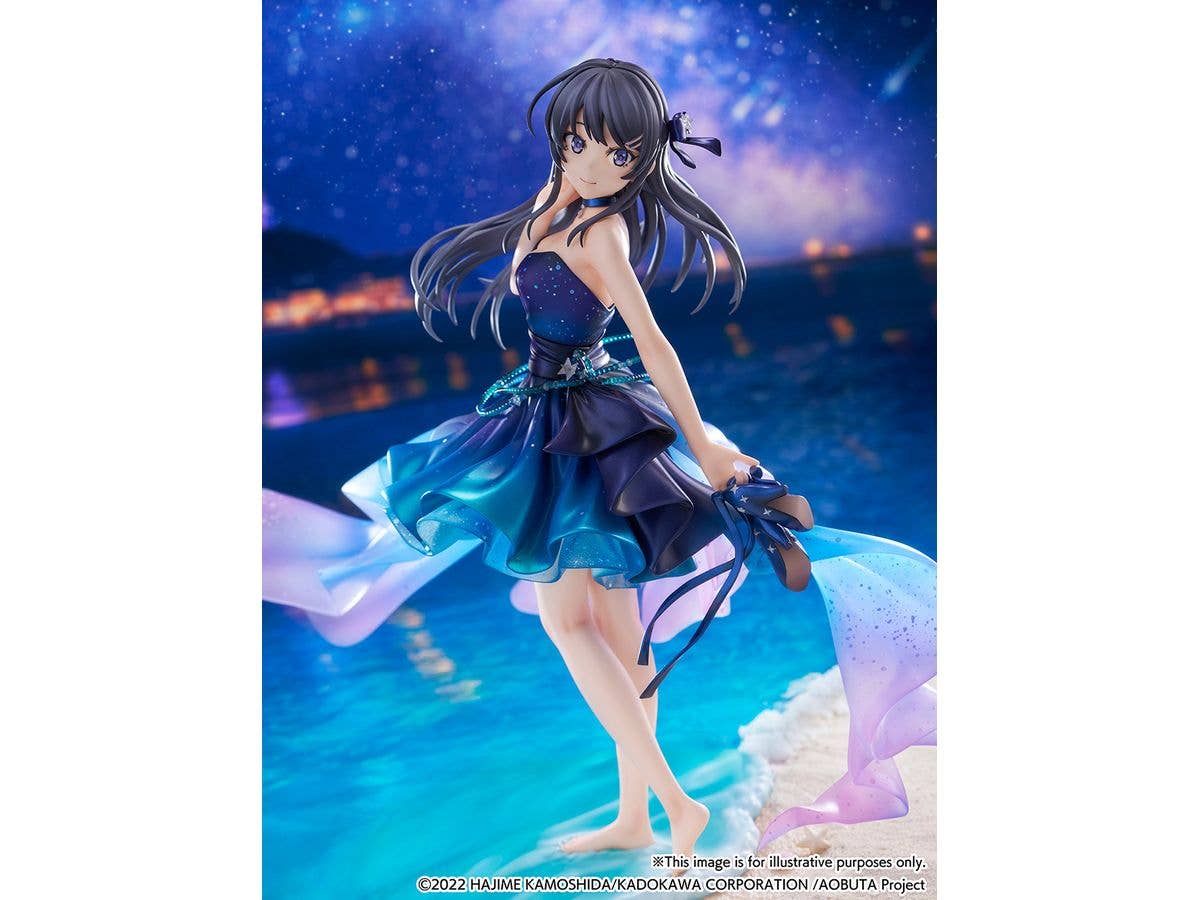 CyberZ Mai Sakurajima - Starry night sky ver.-1/7 Scale Figure | 4582534348026