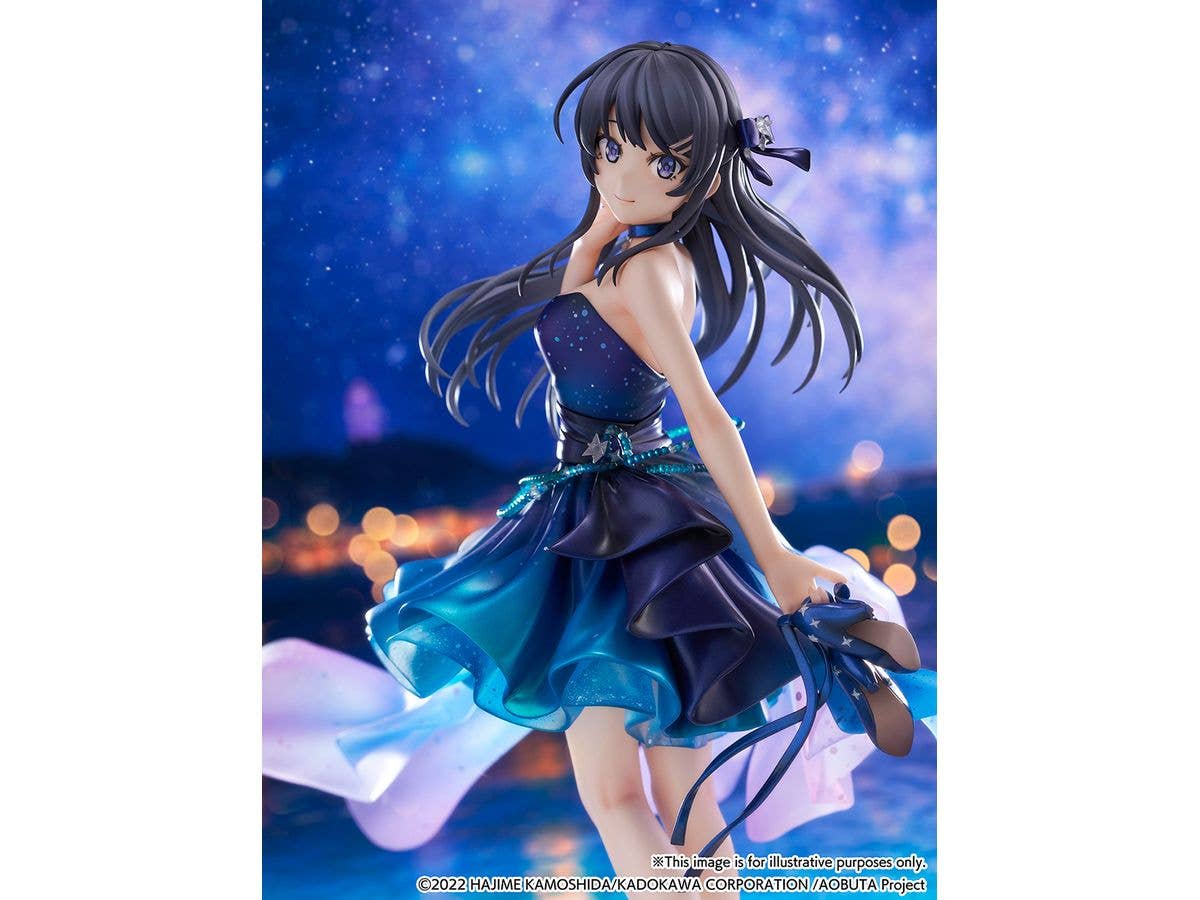 CyberZ Mai Sakurajima - Starry night sky ver.-1/7 Scale Figure | 4582534348026