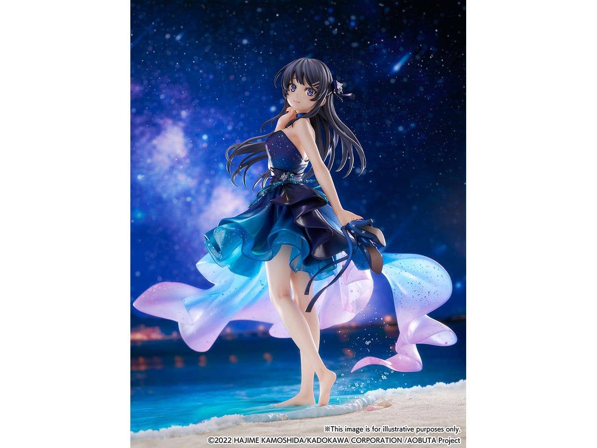CyberZ Mai Sakurajima - Starry night sky ver.-1/7 Scale Figure | 4582534348026