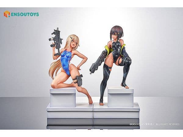 ENSOUTOYS ARMS NOTE Swim Team Bucho-chan and Kohai-chan Set | 4580416926911