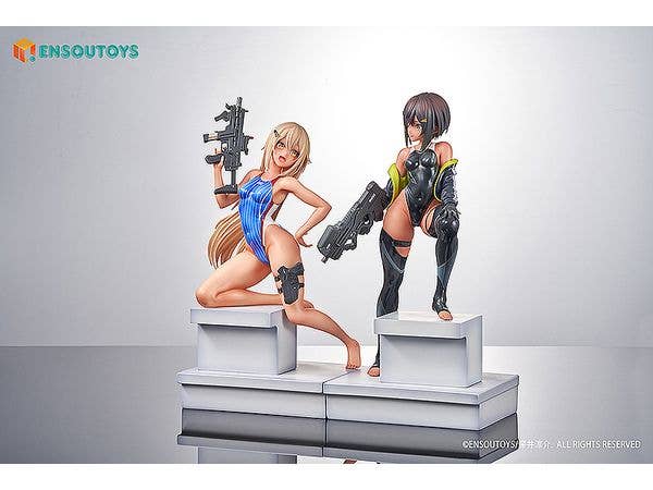 ENSOUTOYS ARMS NOTE Swim Team Bucho-chan and Kohai-chan Set | 4580416926911
