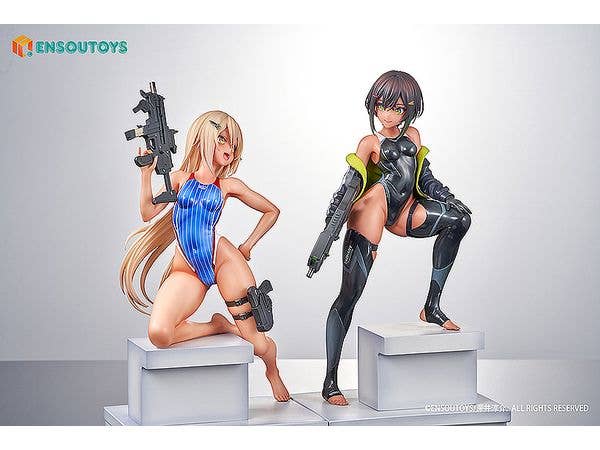 ENSOUTOYS ARMS NOTE Swim Team Bucho-chan and Kohai-chan Set | 4580416926911