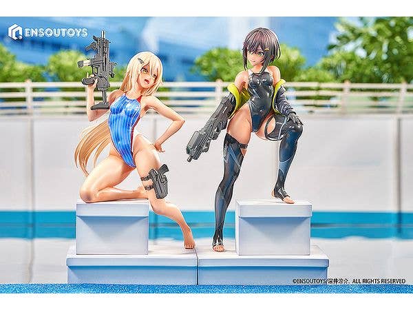 ENSOUTOYS ARMS NOTE Swim Team Bucho-chan and Kohai-chan Set | 4580416926911