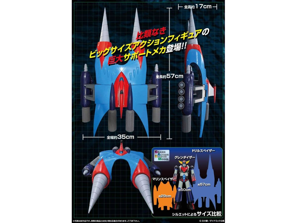 Evolution Toy GRAND ACTION BIGSIZE MODEL Drill Spazer | 4582385574810