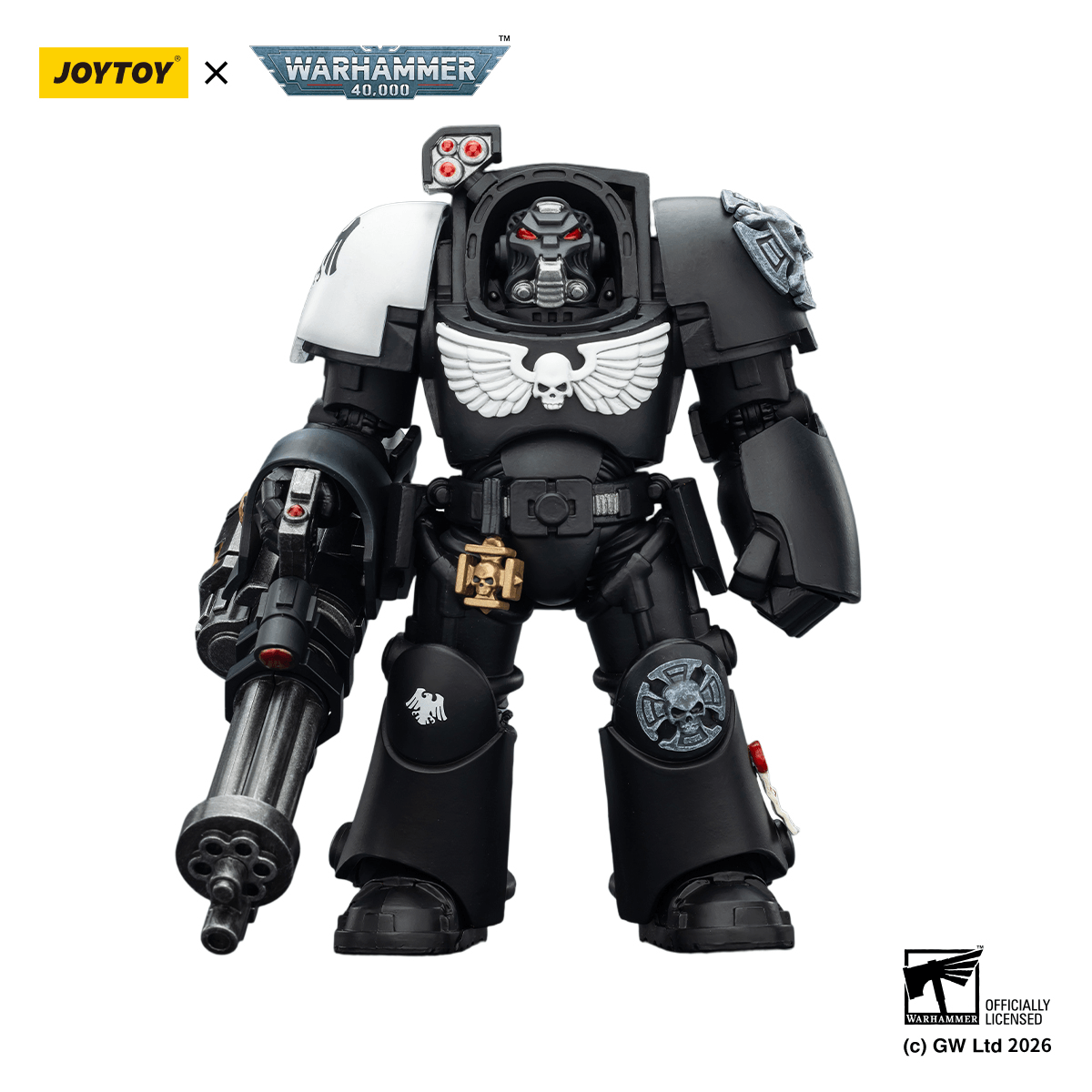Raven Guard Terminator 3 with Power Fist and Assault Cannon | 6927054403264
