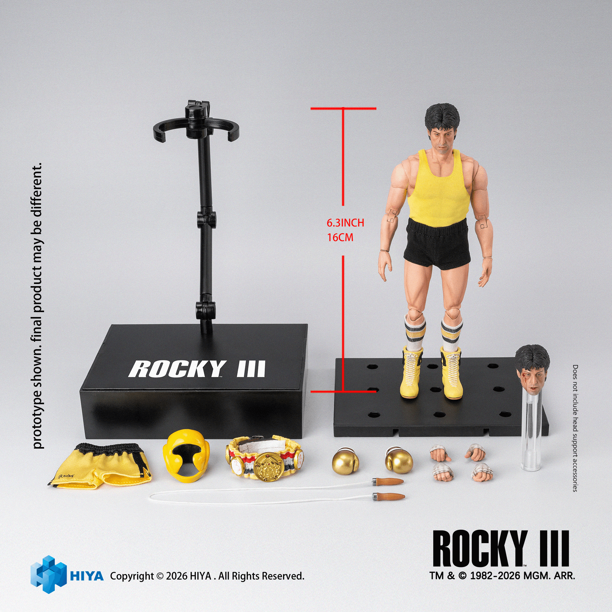 Exquisite Super Series 1/12 Scale 6.3 Inch Rocky III Rocky Boxer Version Action Figure | 6957534205125