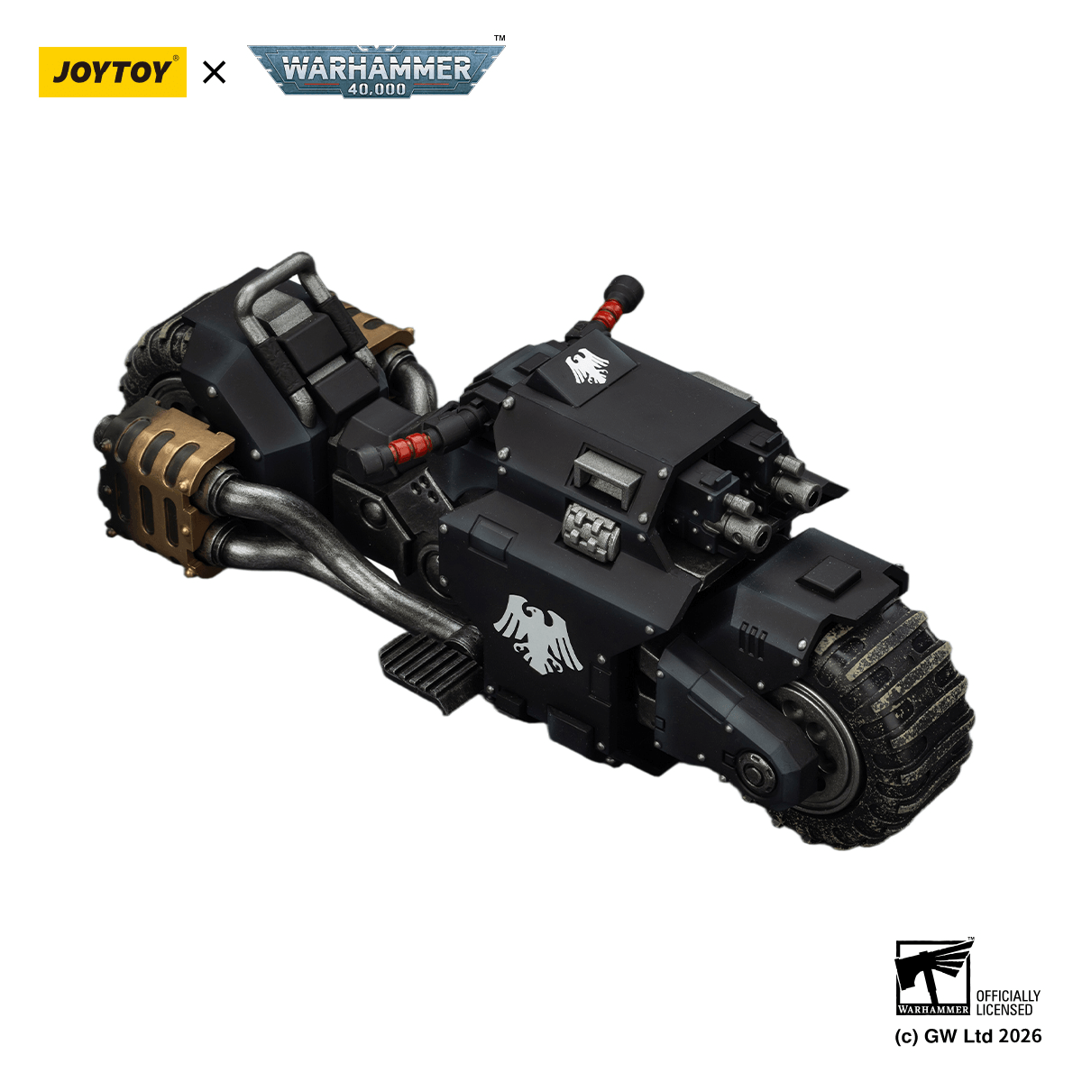 Raven Guard Raider-pattern Combat Bike with twin-linked bolt rifles | 6927054403776