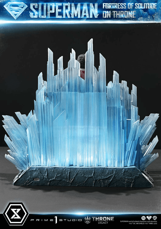 Prime 1 Studio Throne Legacy Superman (Comics) Superman Fortress of Solitude on Throne (Design by Gabriele Dell'Otto) Ultimate Bonus Version | 4582647122162