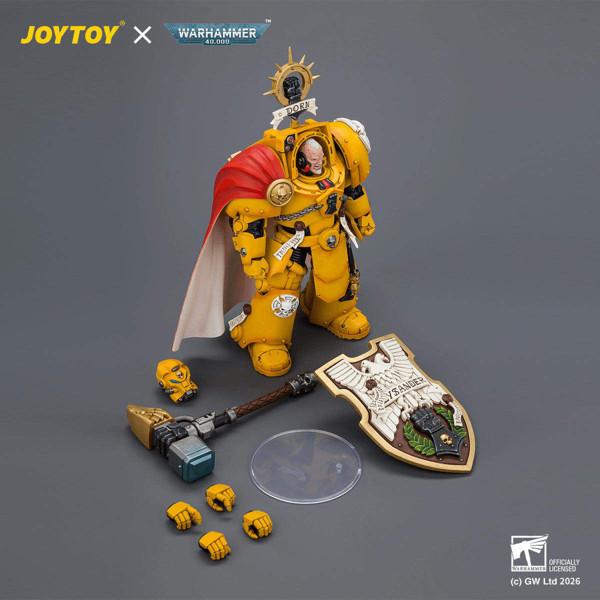 Imperial Fists Darnath Lysander with Thunder Hammer and Storm Shield