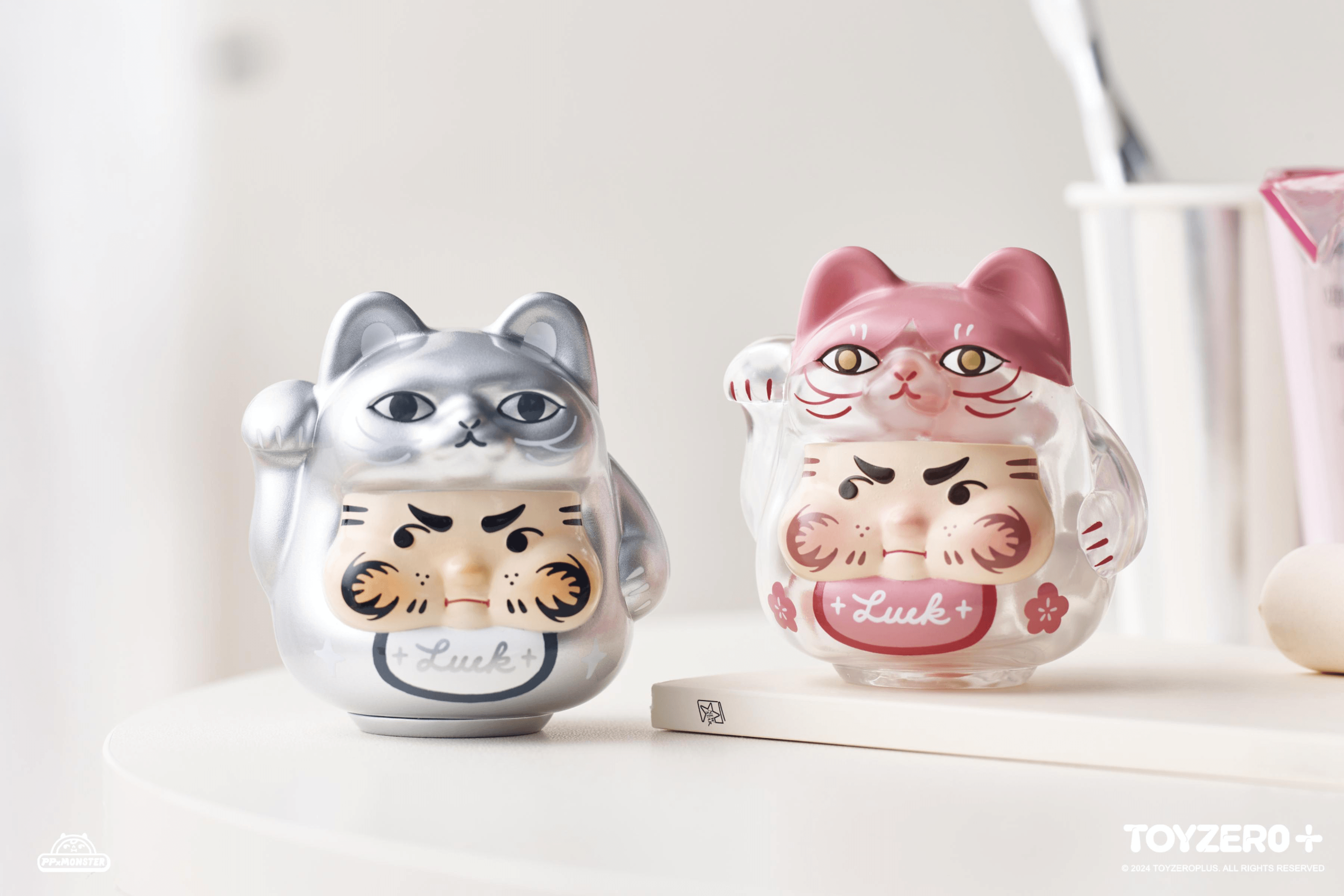 PP X MONSTER Lucky Kitten Daruma Blind Box (Box of 6)