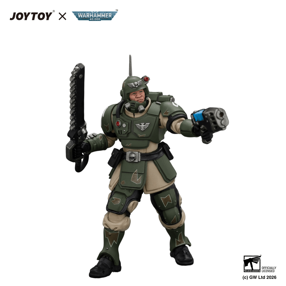Astra Militarum Kasrkin 1 with Chainsword and Plasma Pistol