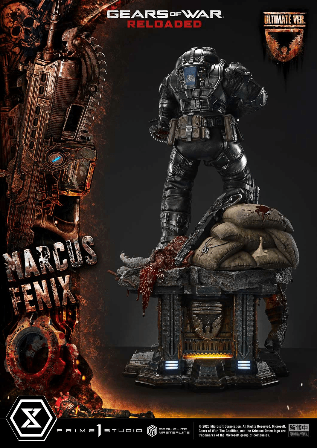 Real Elite Masterline Gears of War: Reloaded Marcus Fenix Ultimate Bonus Version | 4582647123497