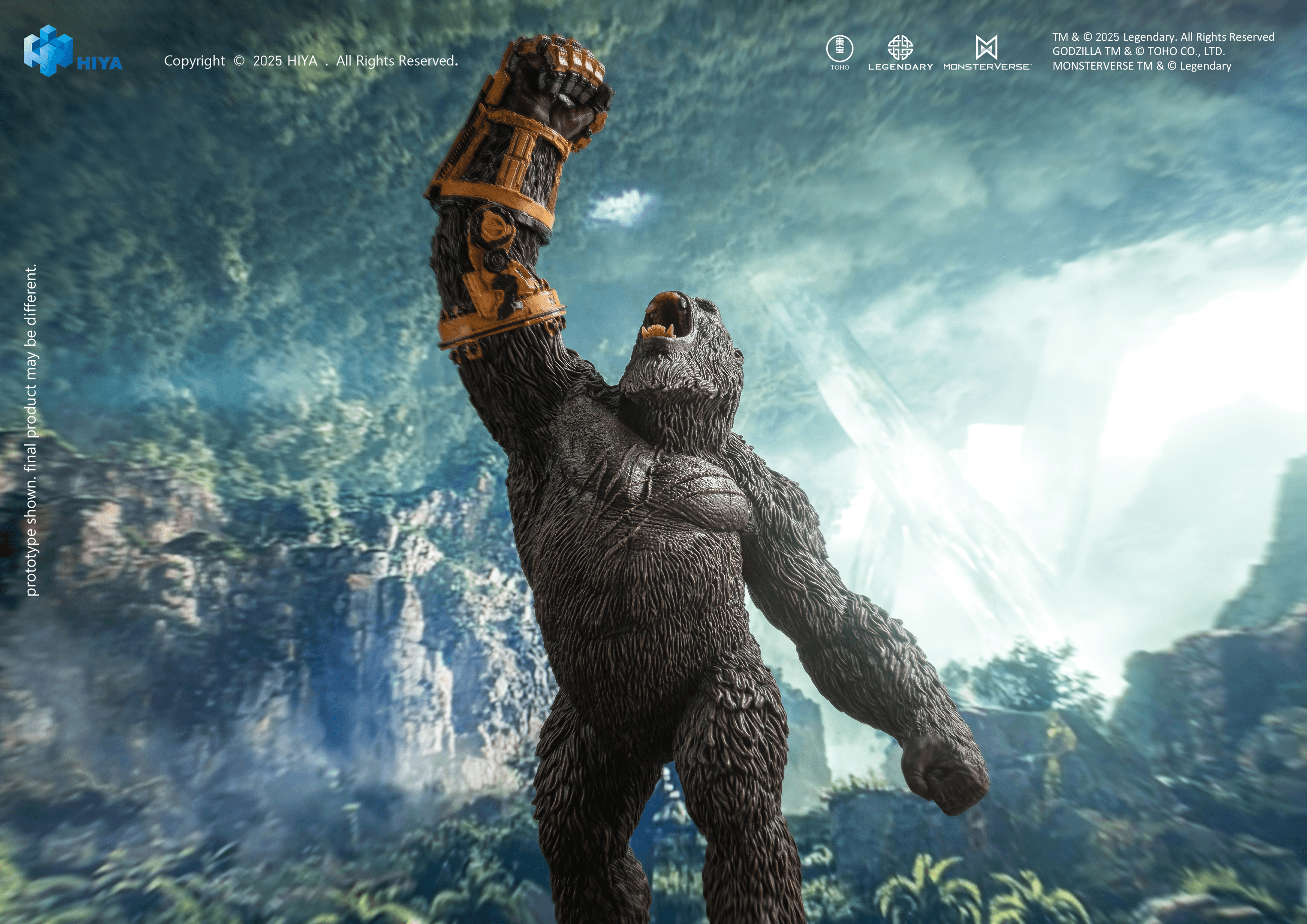 HIYA Stylist Series None Scale 8.7 Inch Godzilla x Kong The New Empire Kong B.E.A.S.T. Glove Version PVC statue | 6957534204791