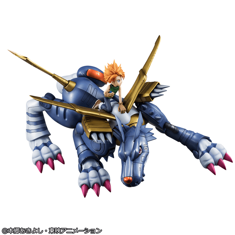MegaHouse Precious G.E.M. Series Digimon Adventure Metal Garurumon & Ishida Yamato (Repeat) | 4535123843822